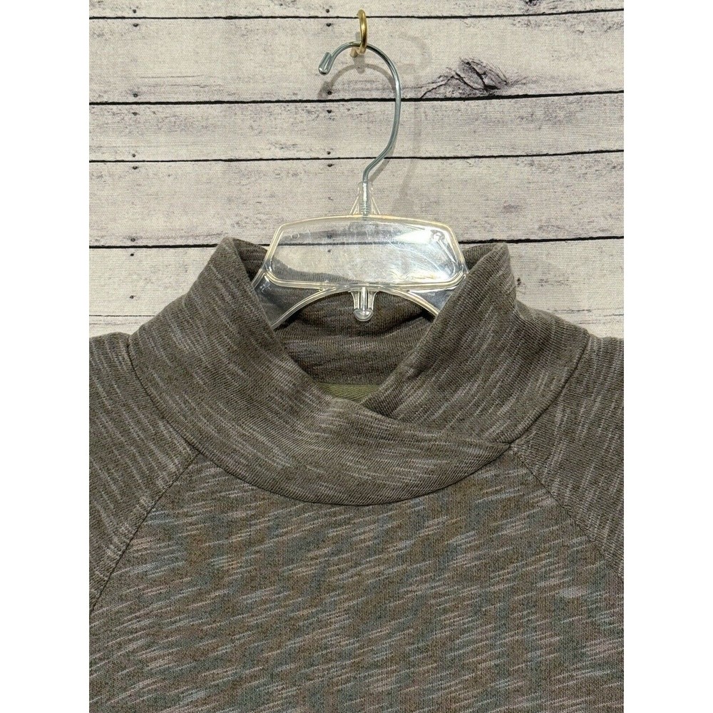 prAna Womens Calexa Tunic Sweater Sz XS Heather Green Pullover Active Pockets - Picture 8 of 15